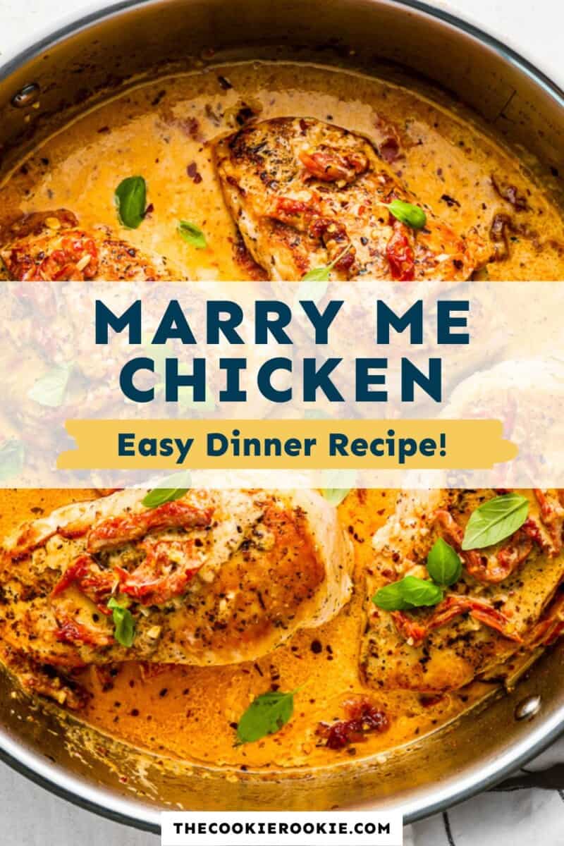 marry me chicken easy dinner recipe.