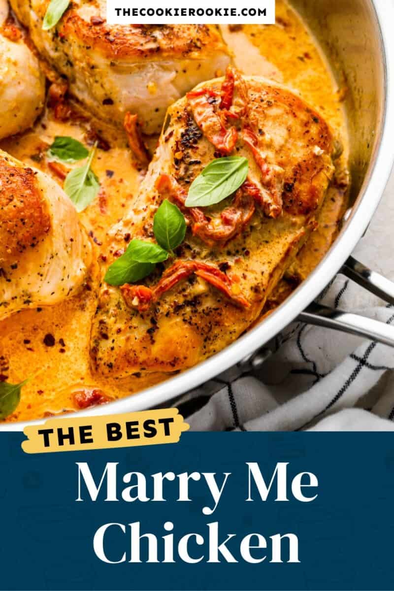 the best marry me chicken recipe.