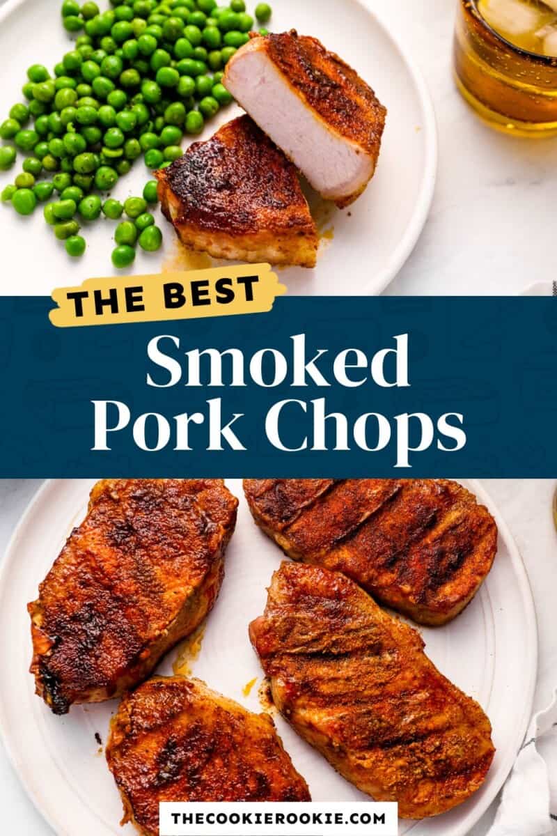 the best smoked pork chops.