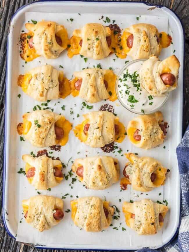 Pigs in a Blanket (Cheesy!) Recipe The Cookie Rookie®