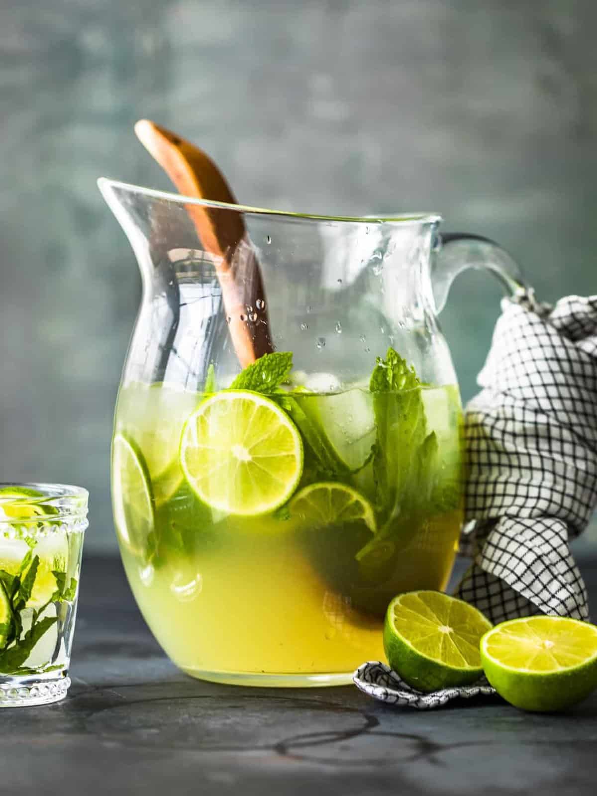 Mojito à la canneberge - 5 ingredients 15 minutes