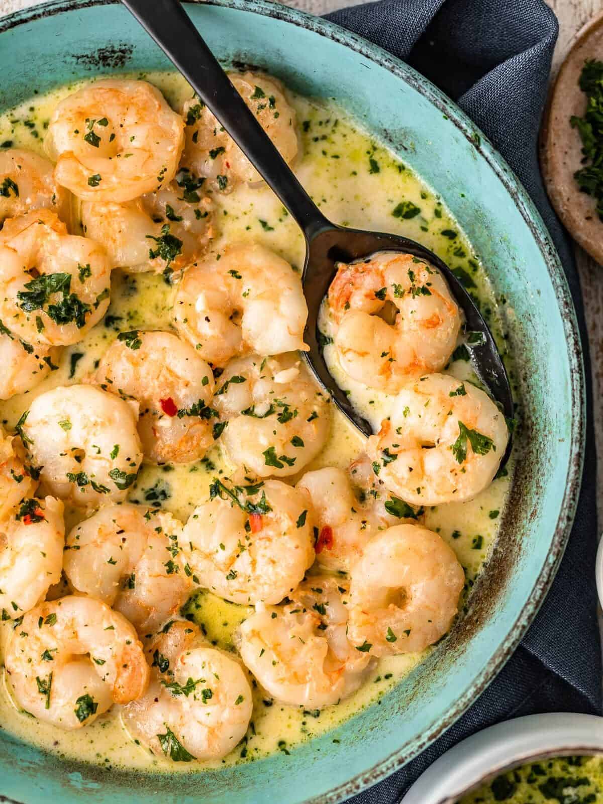 Creamy Garlic Shrimp Recipe Y