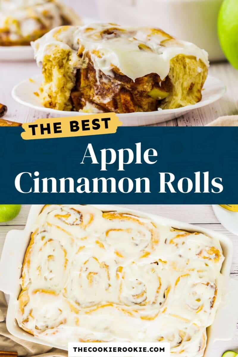 The best apple cinnamon rolls.