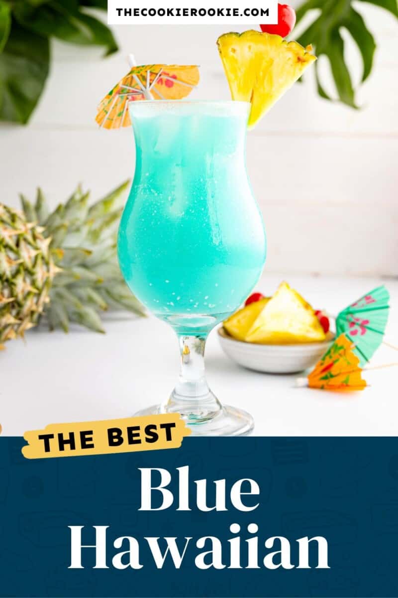 The best blue hawaiian cocktail.