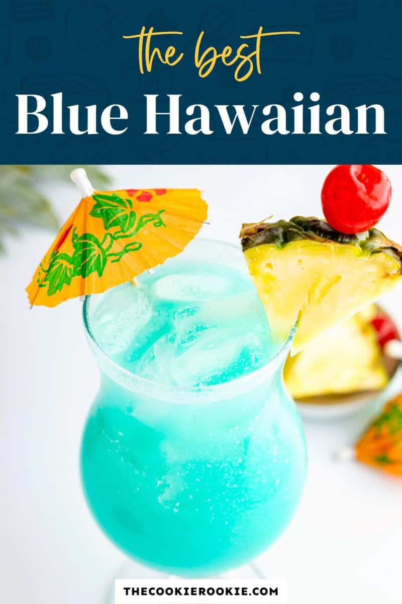 The best blue hawaiian cocktail.