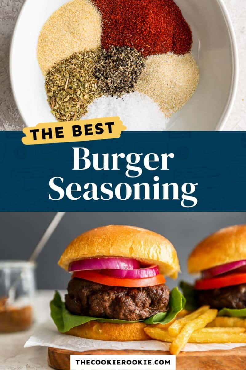 The best burger seasoning.