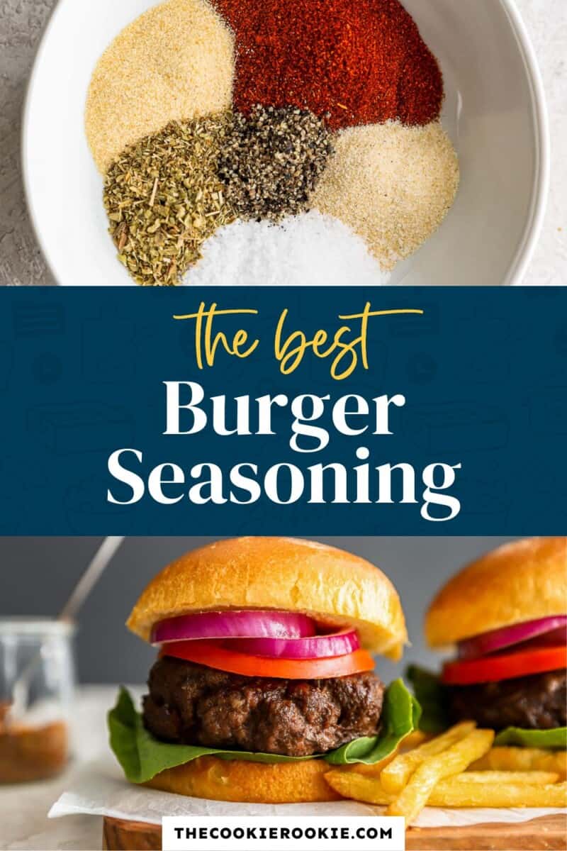 The best burger seasoning.