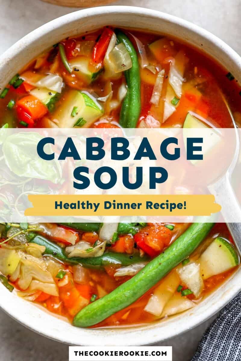 Cabbage soup healthy dinner recipes.