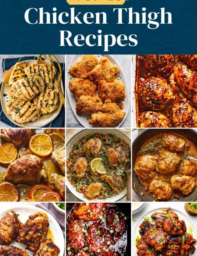 Top 25 chicken thigh recipes.