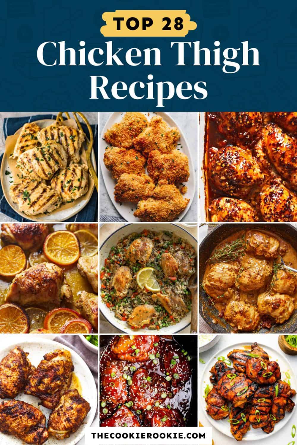 Top 25 chicken thigh recipes.