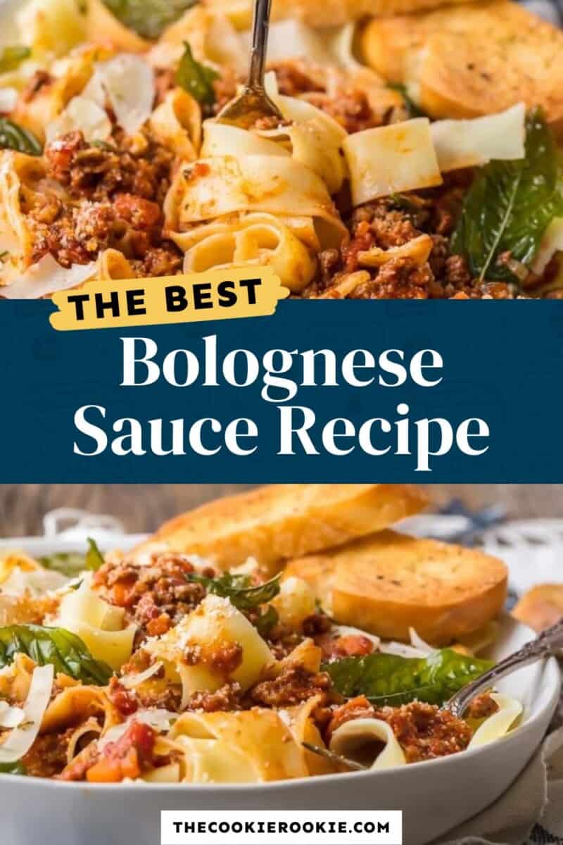 The best bolognaise sauce recipe.
