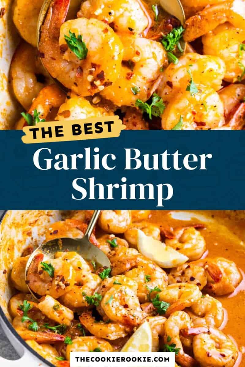 The best garlic butter shrimp.