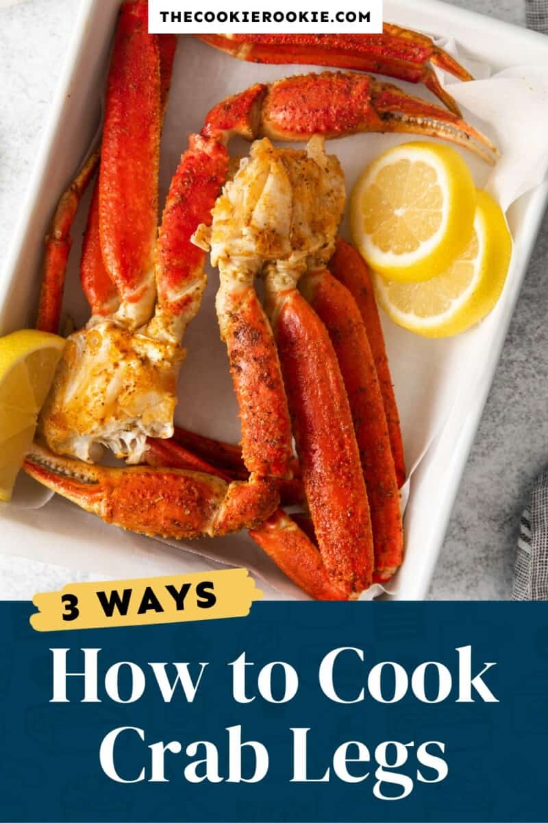 3 ways to cook crab leg legs.