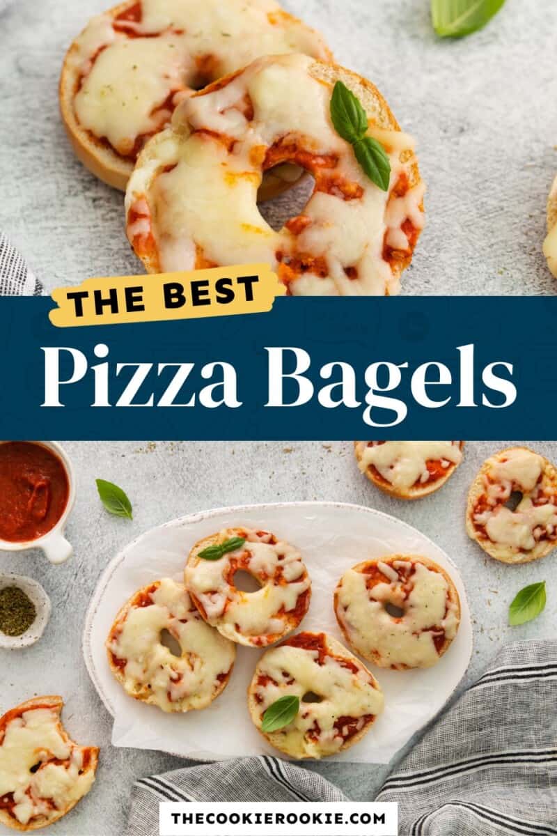 The best pizza bagels.