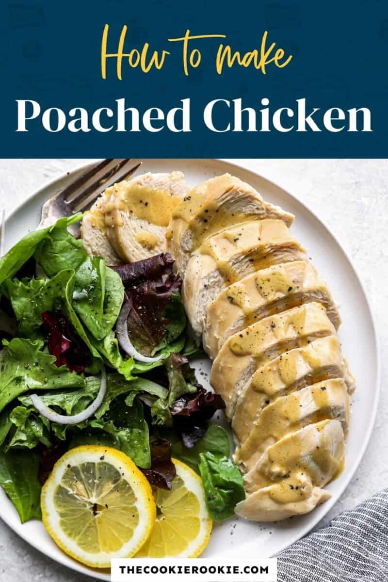 How to make poached chicken.