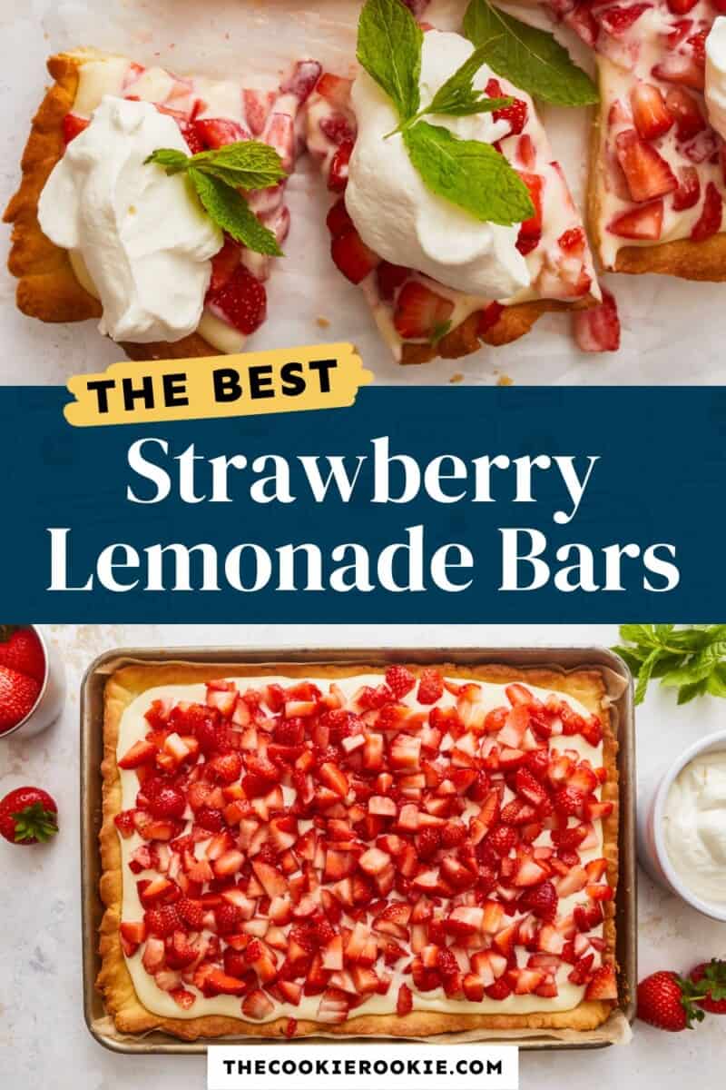 The best strawberry lemonade bars.