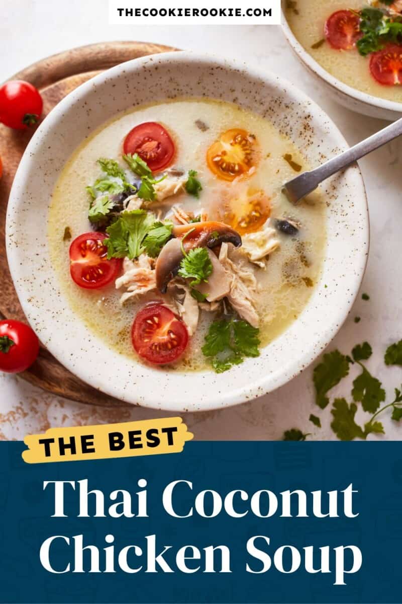 The best thai coconut chicken soup.