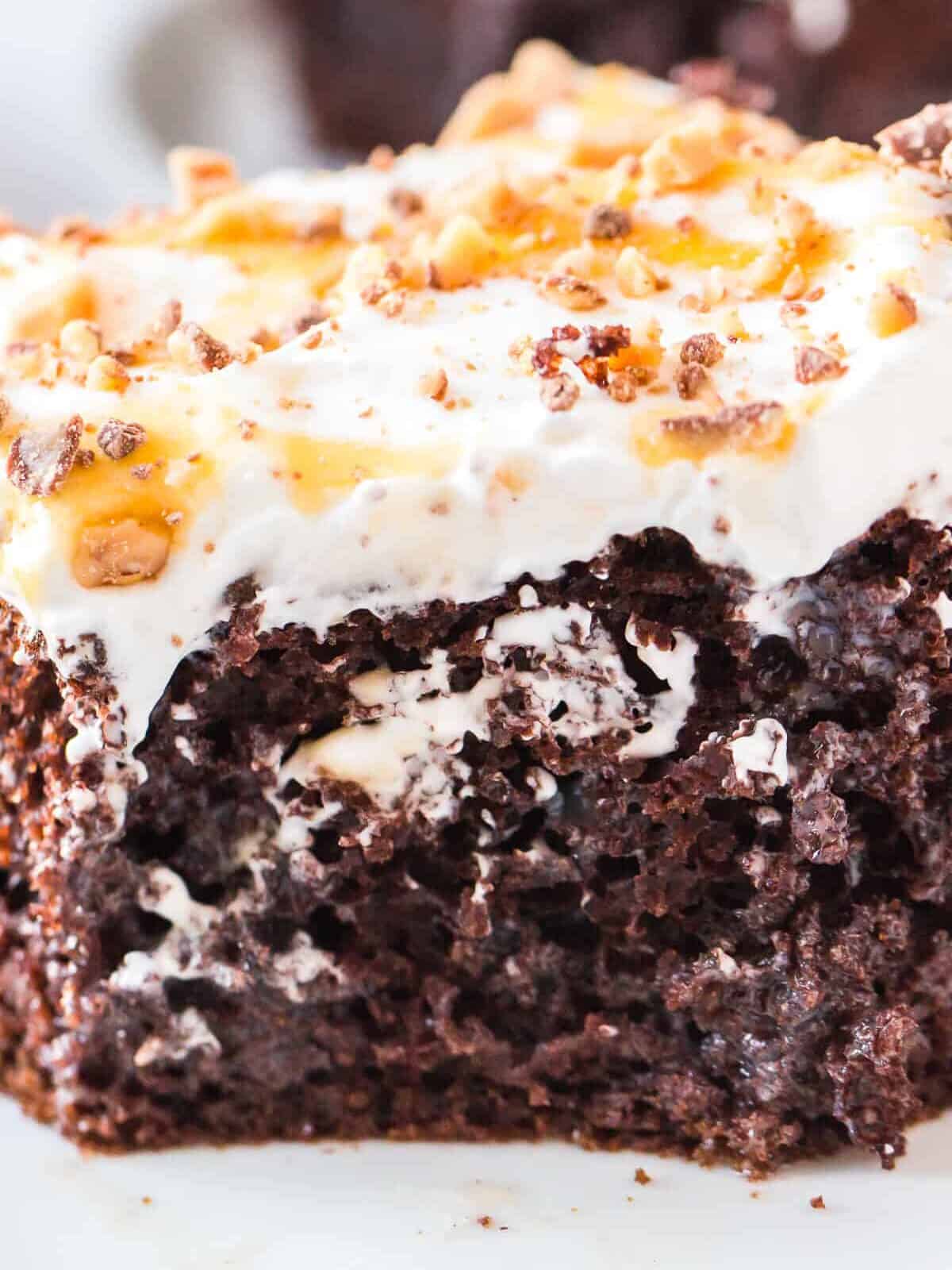 better than sex cake on plate