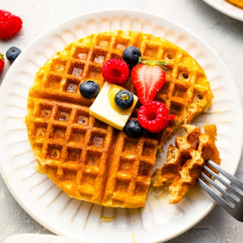 Homemade Waffles Recipe - The Cookie Rookie®