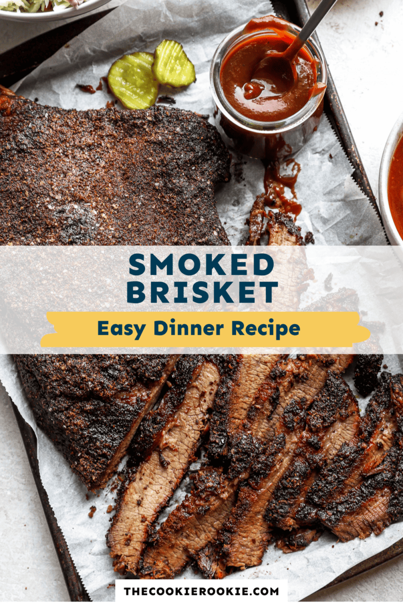 Easy dinner recipe for smoked brisket.