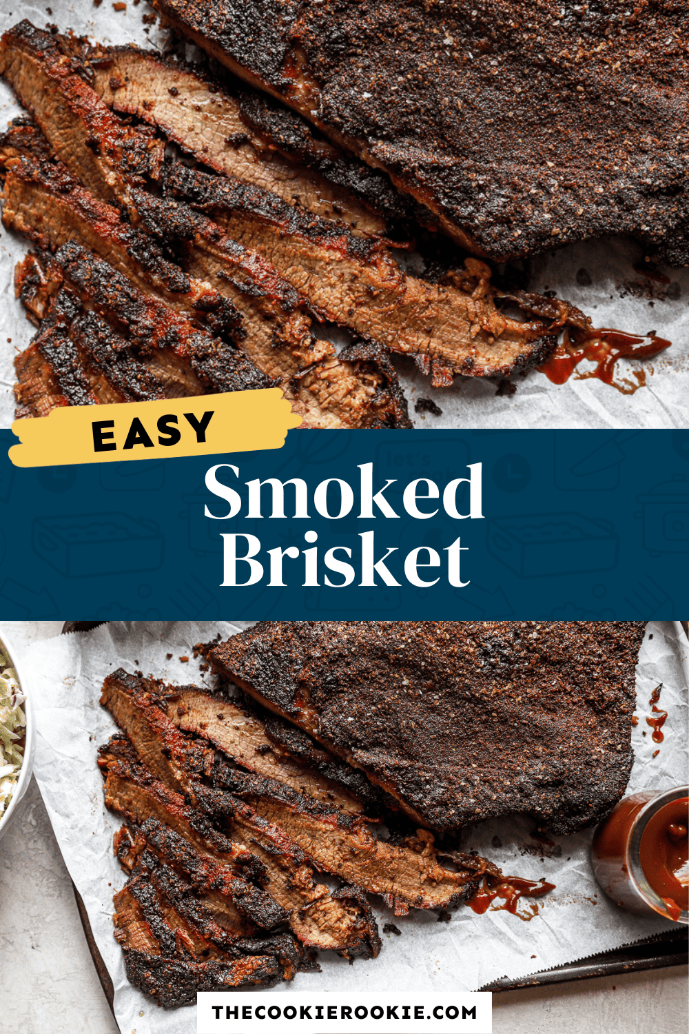 Smoked Brisket Recipe - The Cookie Rookie®