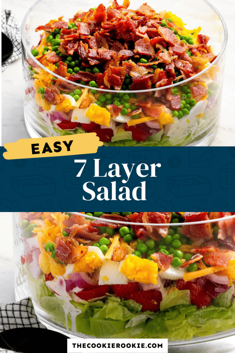 Easy layered salad.