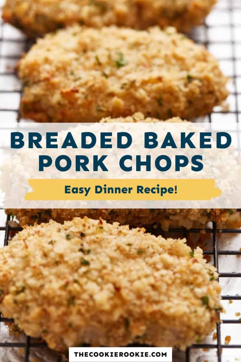 Breaded Pork Chops (Baked Pork Chops) Recipe - The Cookie Rookie®