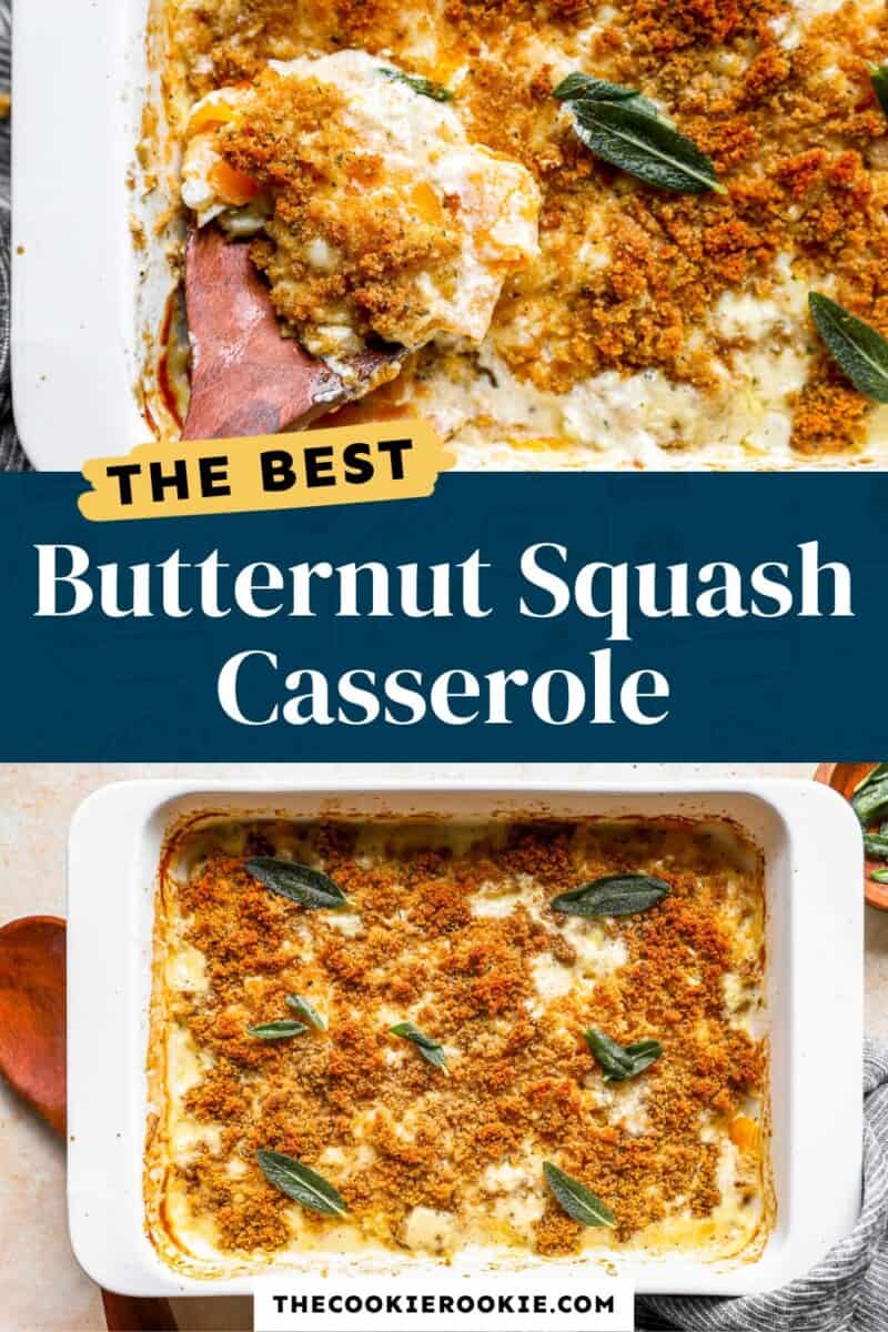 The best butternut squash casserole.