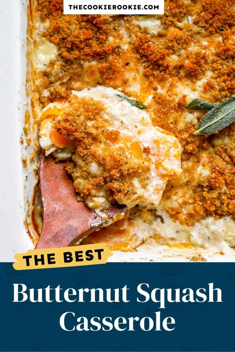 The best butternut squash casserole.