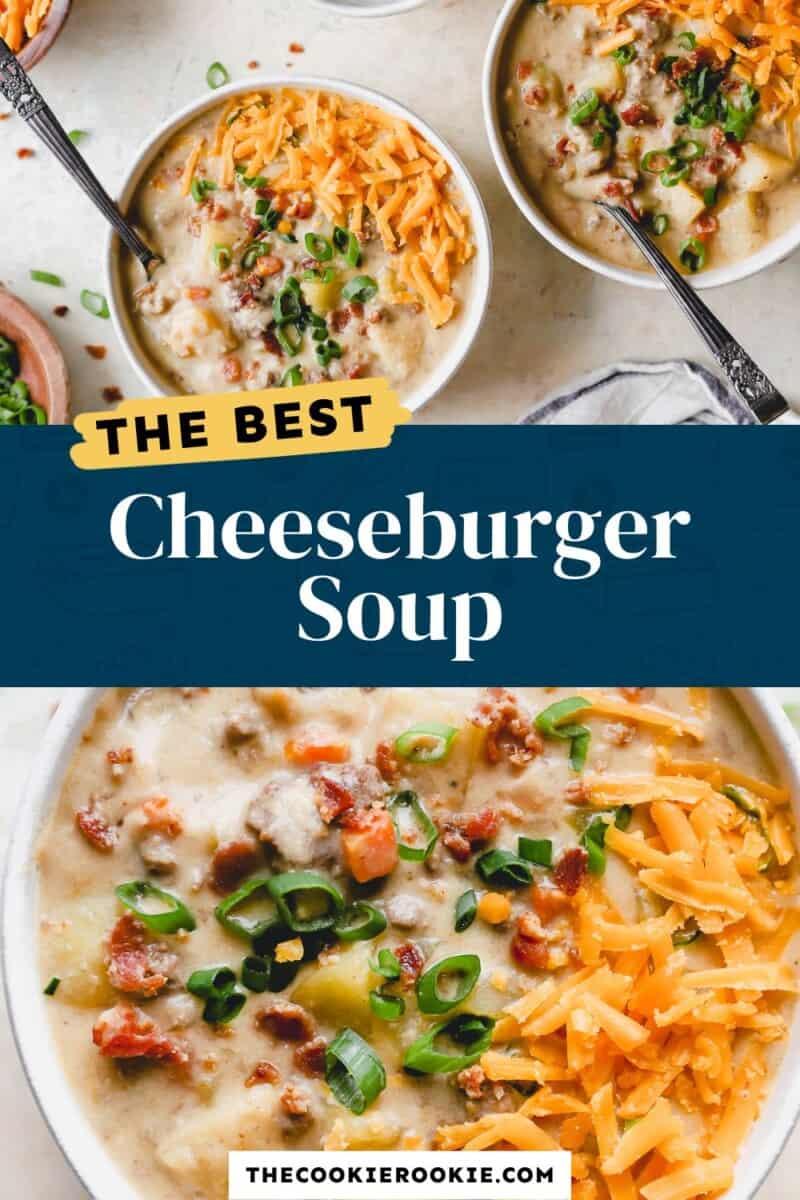 The best cheeseburger soup.