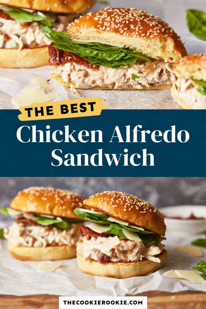 Chicken Alfredo Sandwich  Crockpot Recipe  - 62