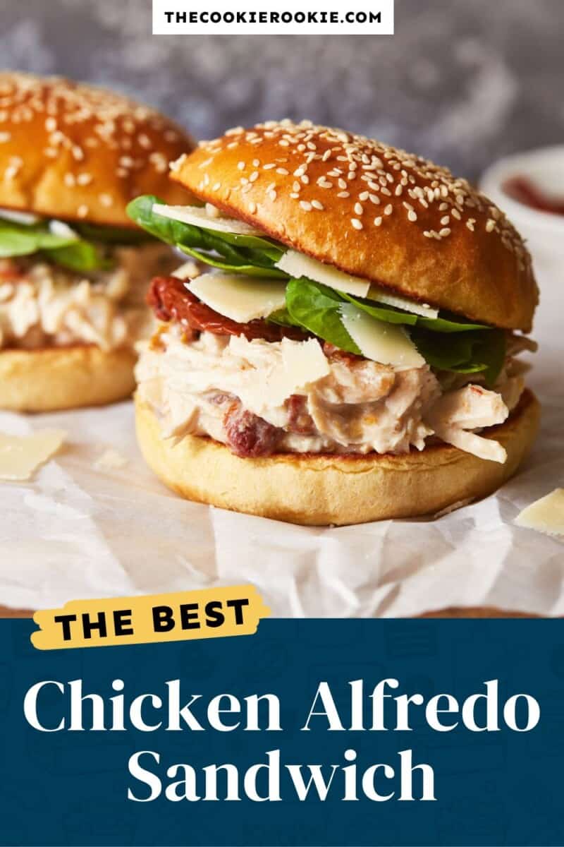 Chicken Alfredo Sandwich  Crockpot Recipe  - 79