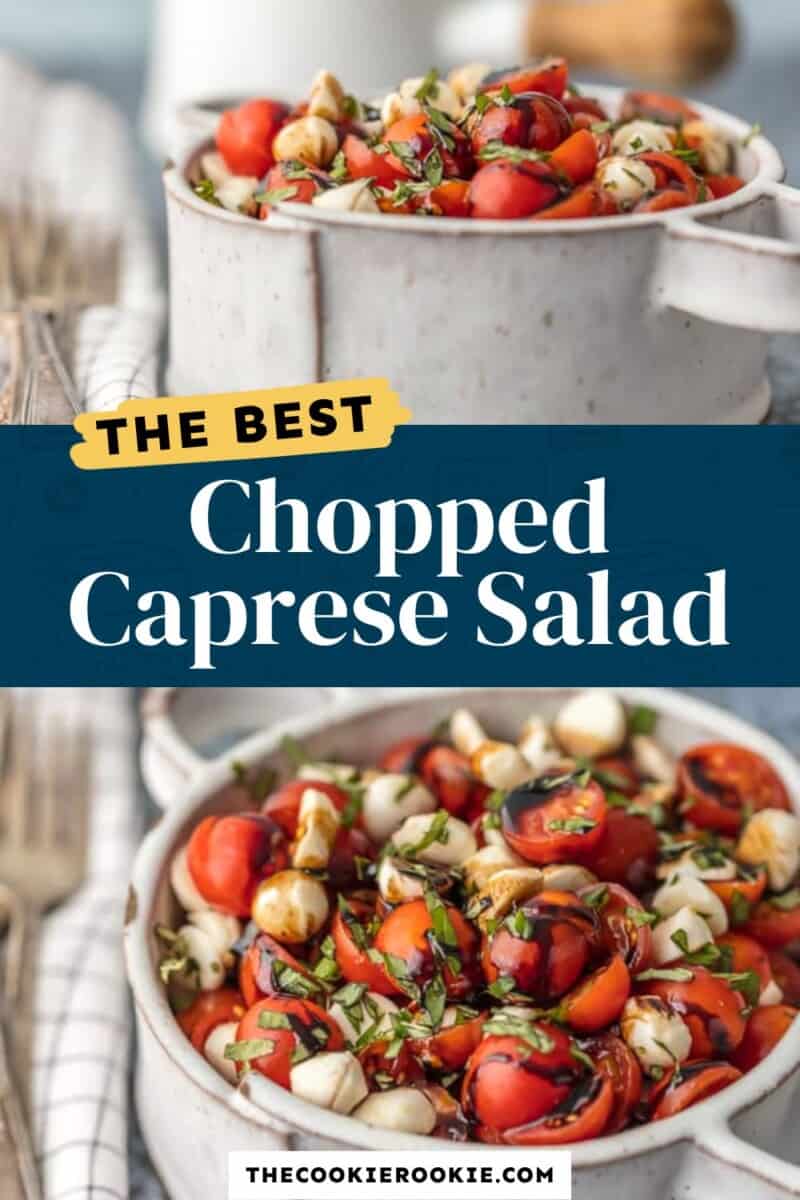 The best chopped caprese salad.