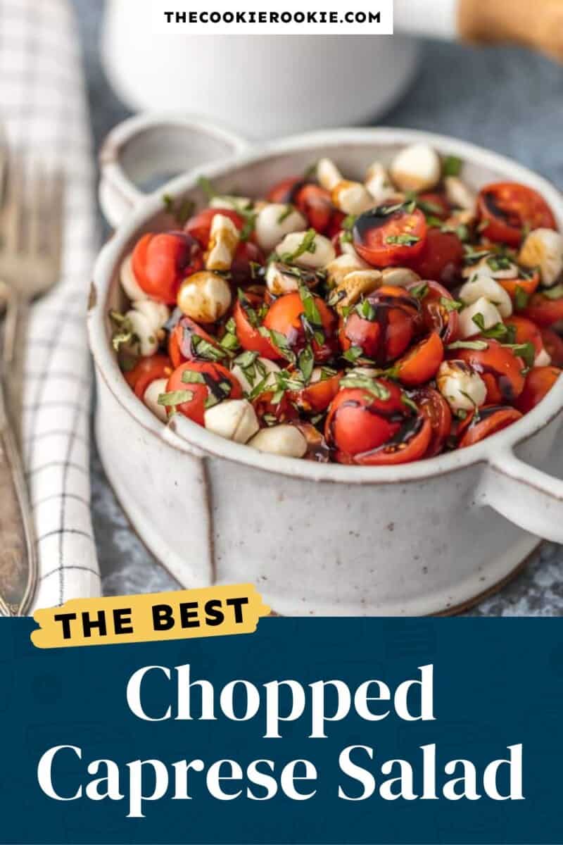 The best chopped caprese salad.