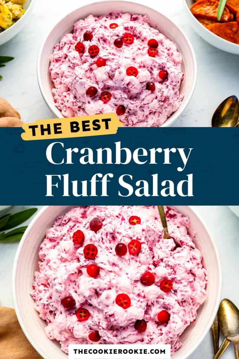 The best cranberry fluff salad.