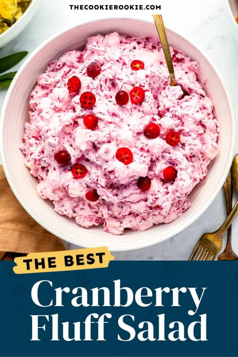 The best cranberry fluff salad.