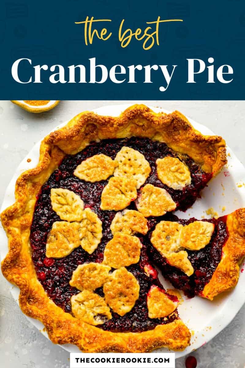 The best cranberry pie.