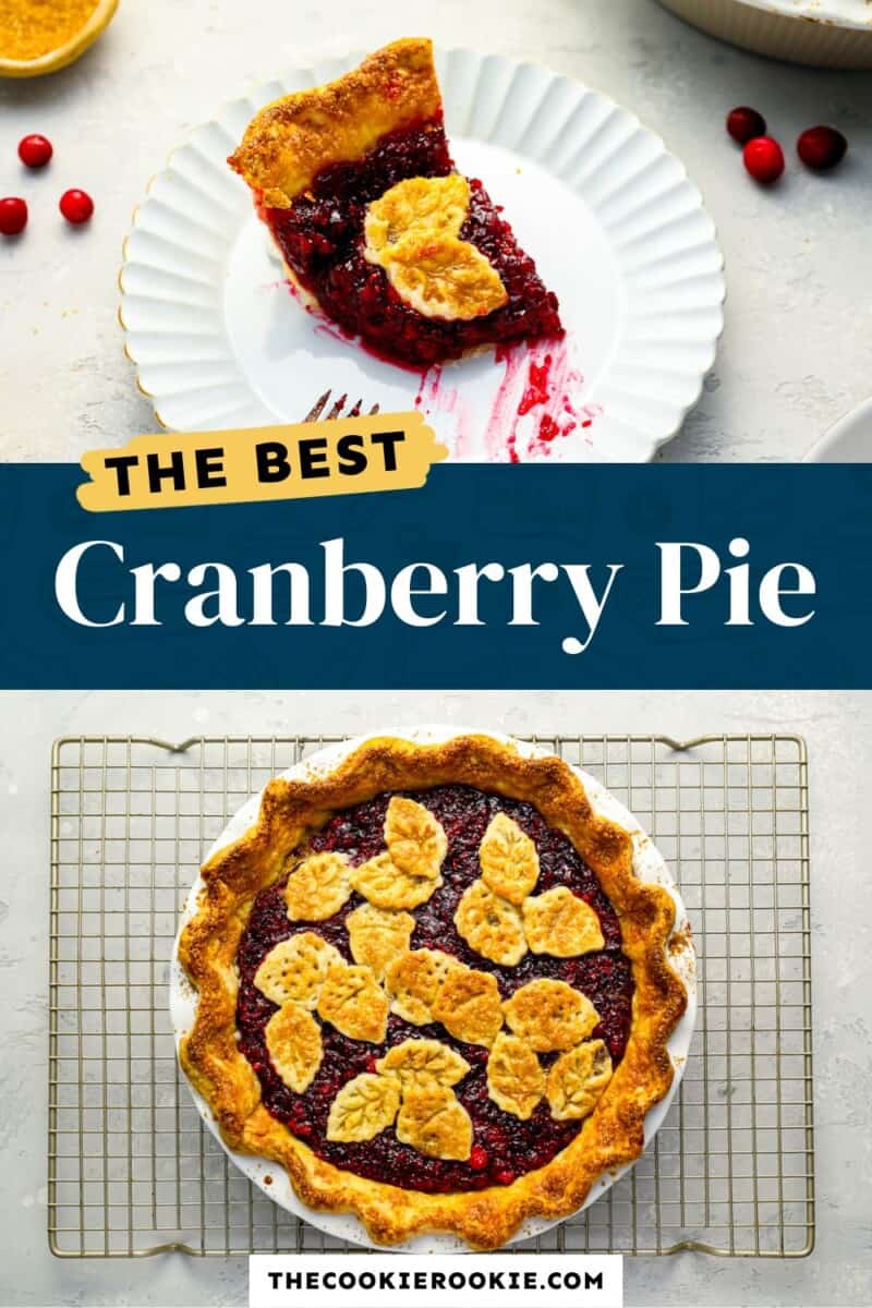 The best cranberry pie.