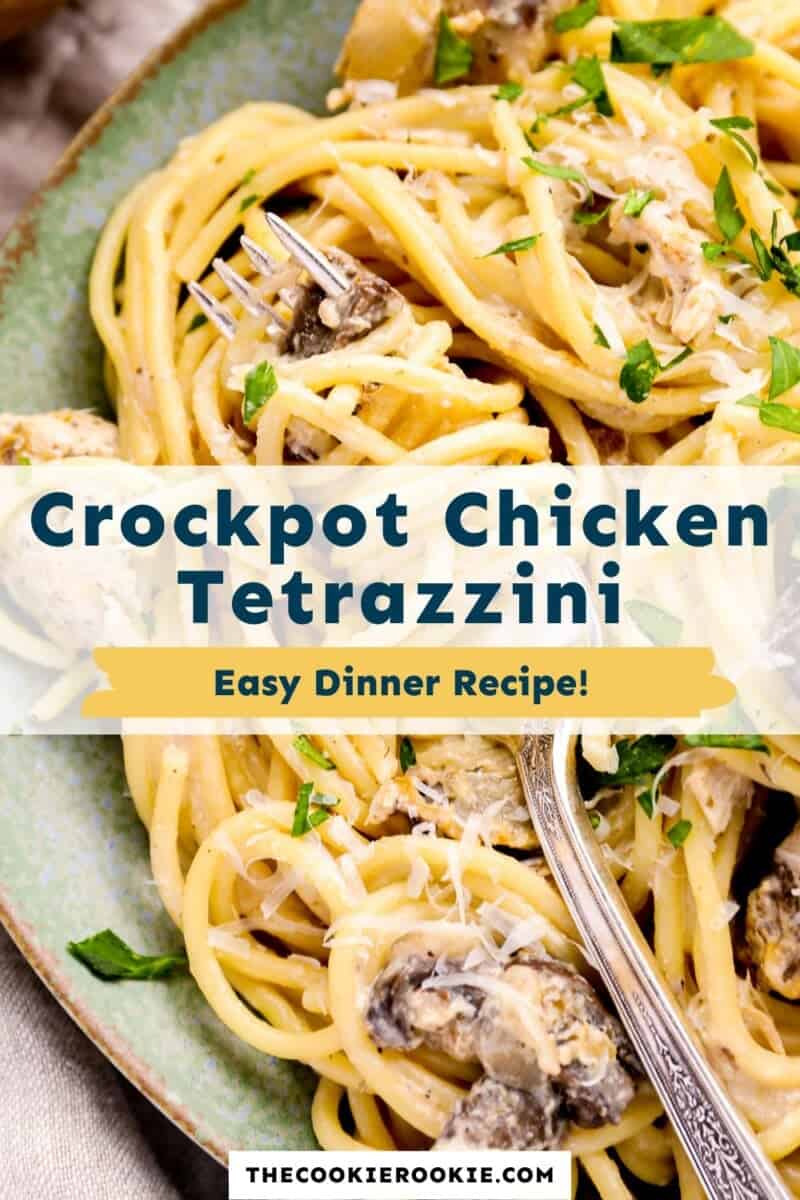 Crockpot chicken terrazzini easy dinner recipe.