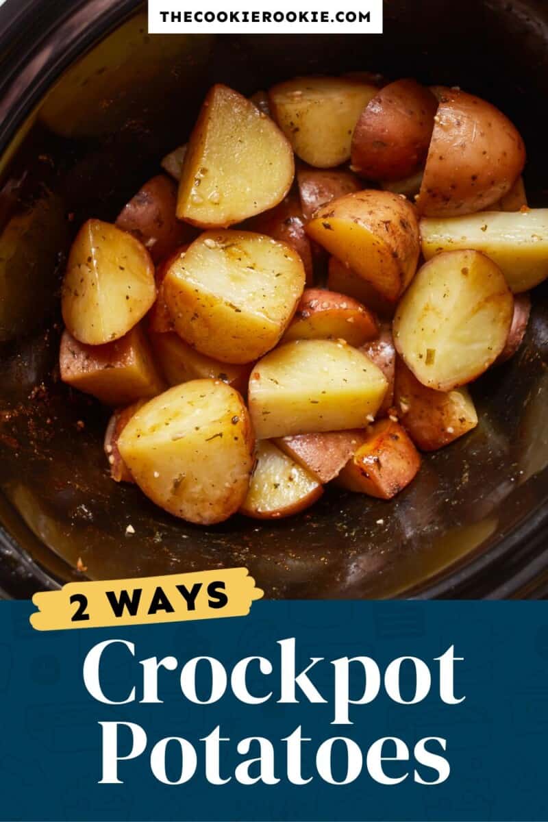 2 ways crockpot potatoes.