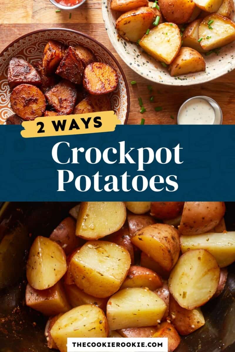 Crockpot Potatoes (2 Ways) Recipe - The Cookie Rookie®