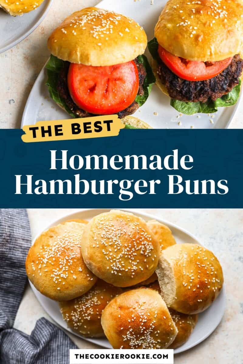 The best homemade hamburger buns.