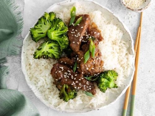 Instant pot mongolian online ground beef