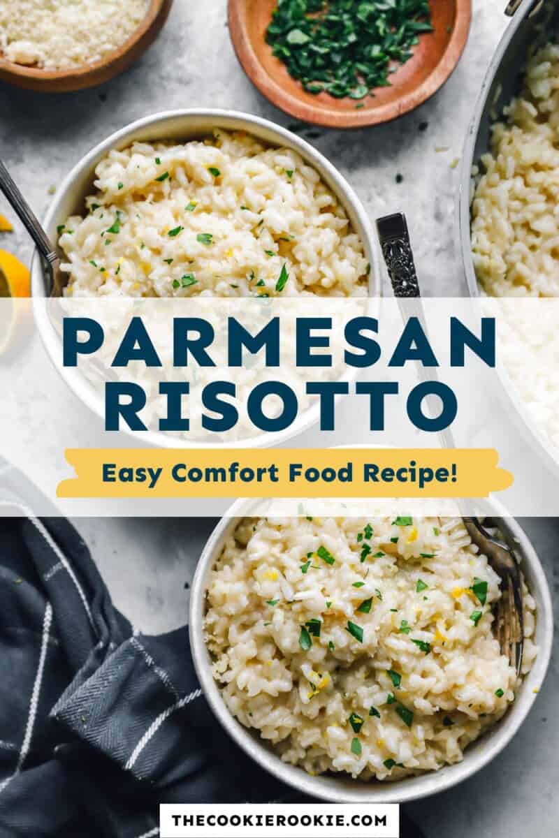 Parmesan risotto easy comfort food recipes.