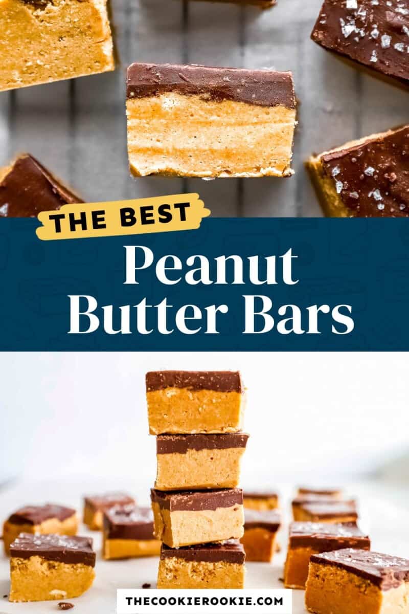 The best peanut butter bars.