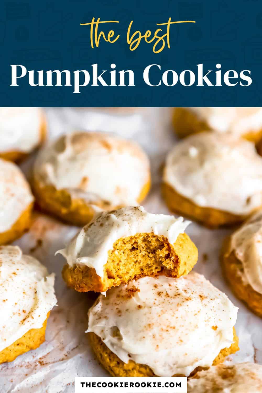 Pumpkin Cookies Recipe - The Cookie Rookie®