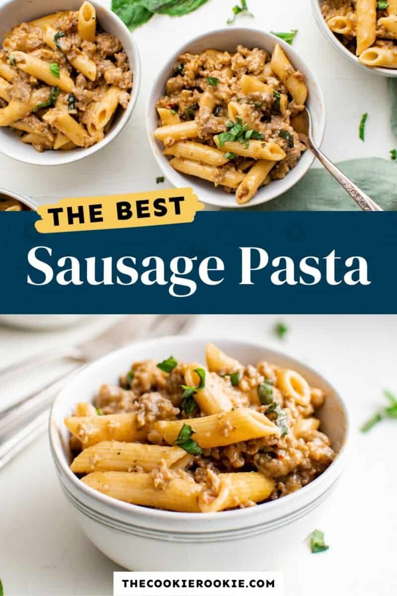 The best sausage pasta.