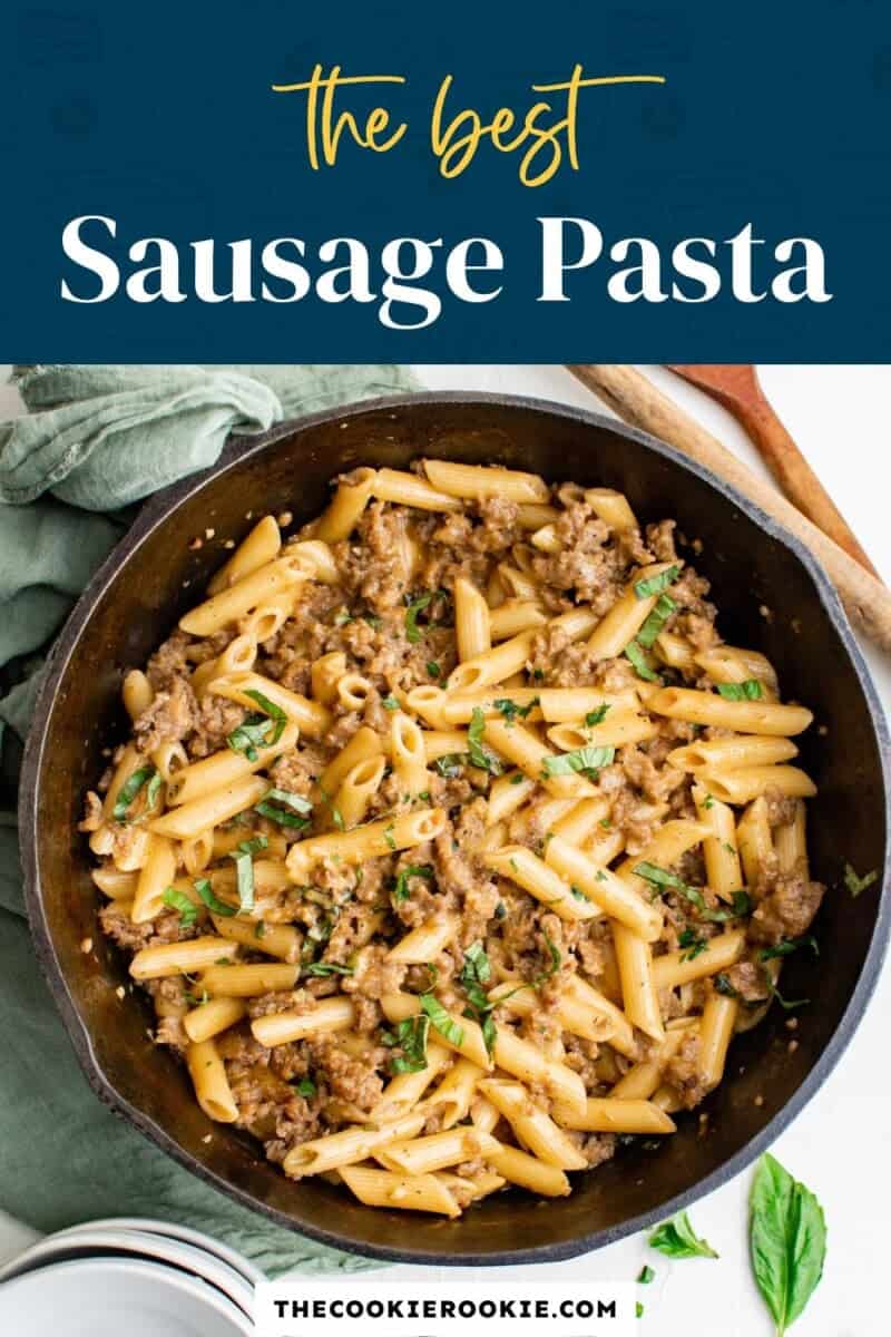 The best sausage pasta.