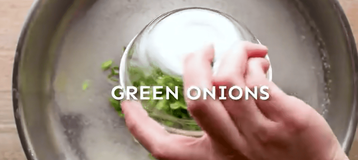 Cooking the aromatics. 