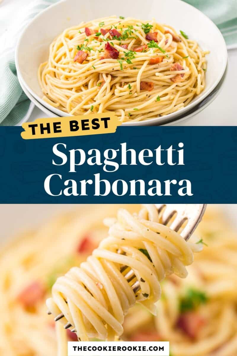 The best spaghetti carbonara.